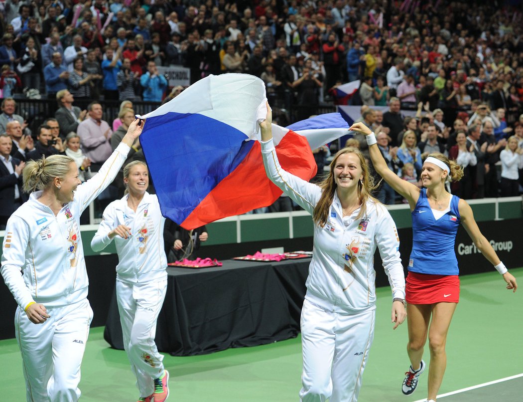 České tenistky letos obhájily vítězství ve Fed Cupu.