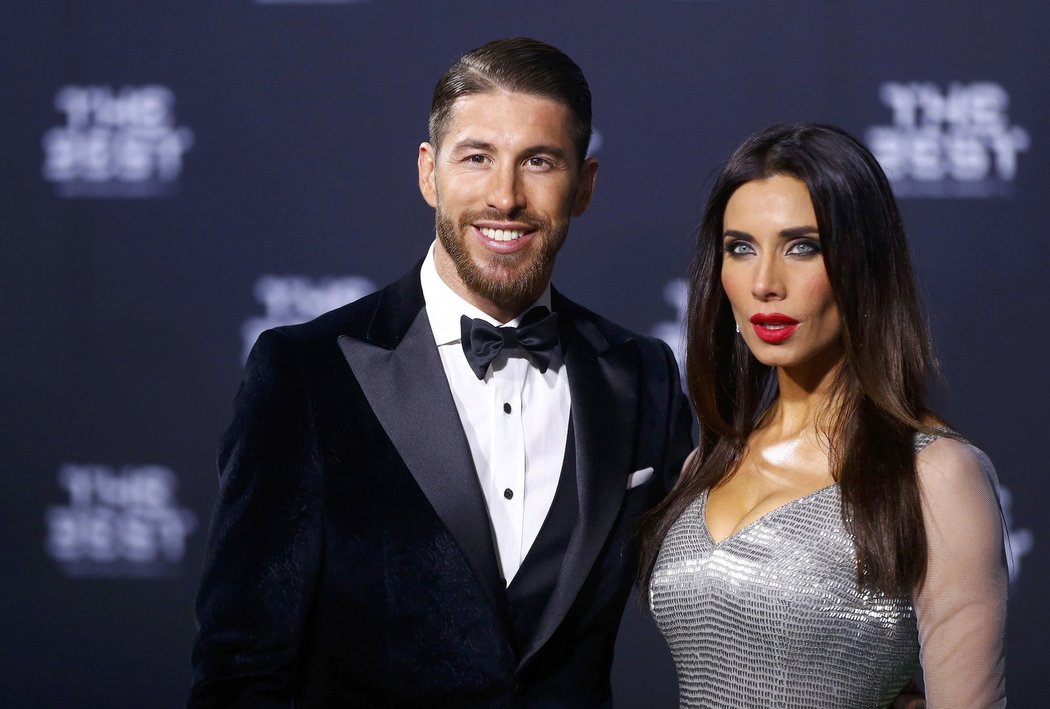 Kapitána Realu Madrid Sergio Ramose doprovodila partnerka Pilar Rubio