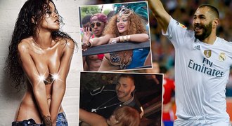 Rihanna loví sportovce: Tokala s Benzemou, Hamilton ji viděl v kalhotkách