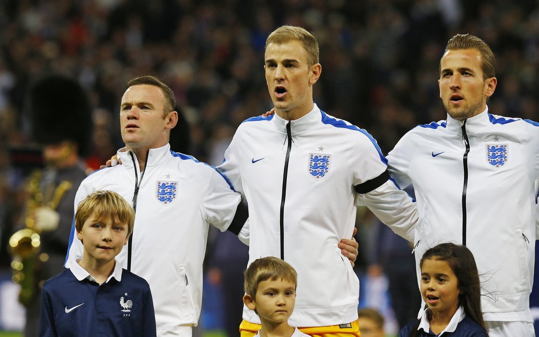 Hymny obou zemí se ve Wembley staly velmi emocionálním momentem