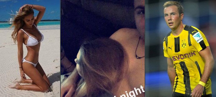 Fotbalista Mario Götze se pochlubil intimní fotografií se svojí přítelkyní