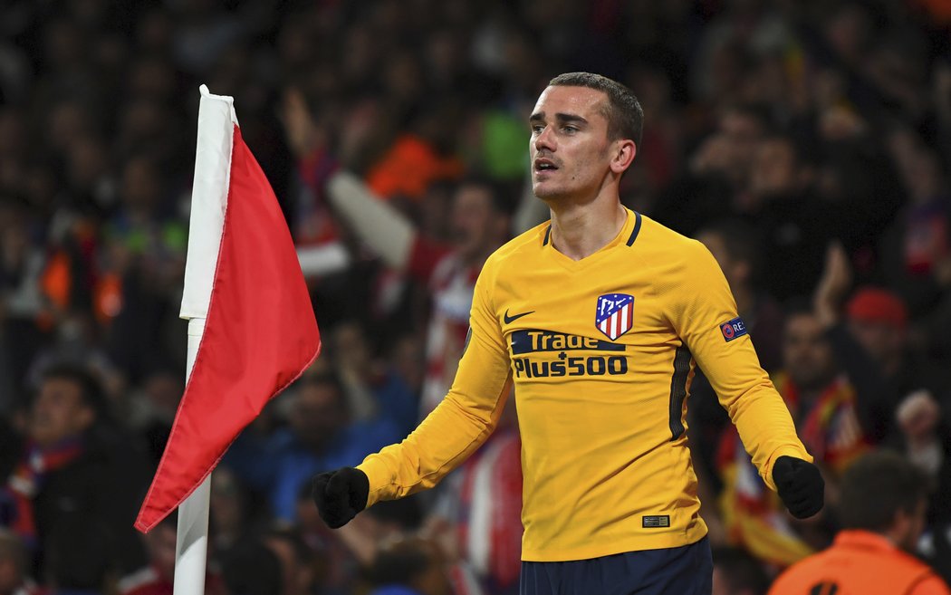 Antoine Griezmann ještě v dresu Atlétika Madrid. Od příští sezony by to mělo být jinak...