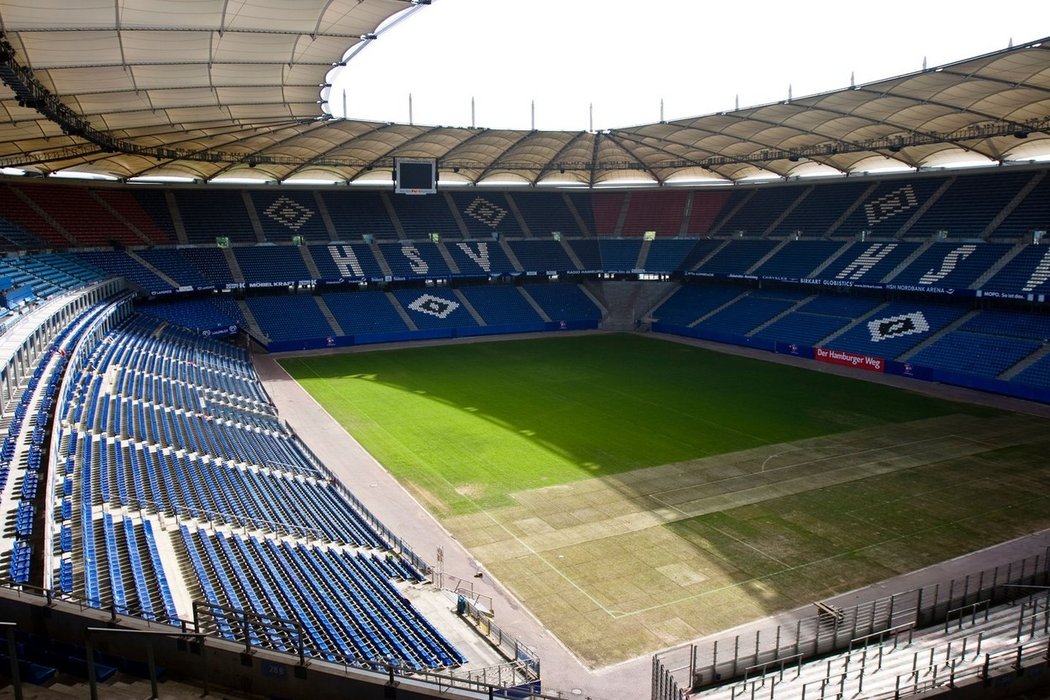 Pohled na hamburský stadion