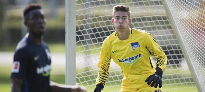 Jonathan Klinsmann, jeden z brankářů Herthy Berlín