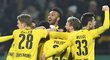Fotbalisté Dortmundu slaví postup v Německém poháru