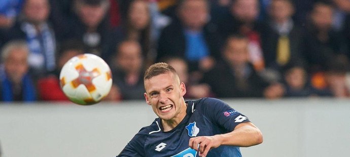 Obránce Pavel Kadeřábek v dresu Hoffenheimu