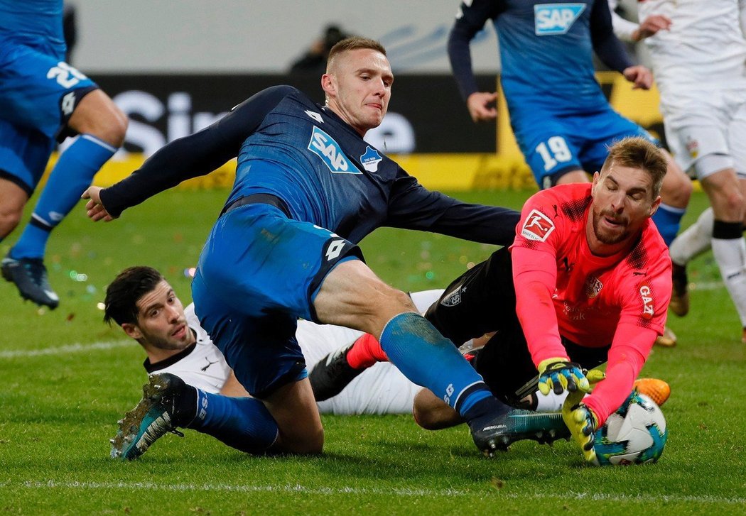 Pavel Kadeřábek vypracoval pro Hoffenheim jedinou gólovou akci proti Stuttgartu