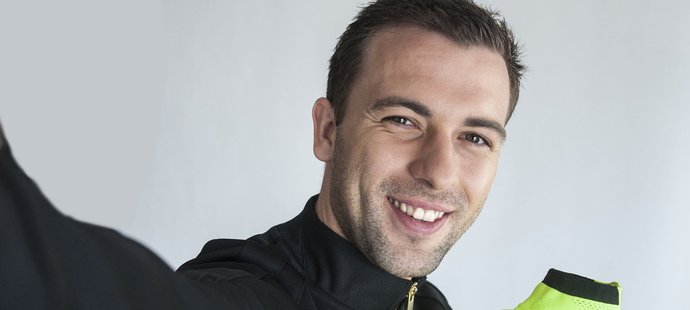 Josef Hušbauer jako první fotbalista v první lize obuje kopačky Nike Magista