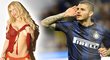 Útočník Interu Mauro Icardi přetáhl svému bývalému spoluhráči Maxi Lópezovi manželku