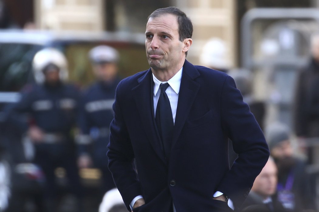 Trenér Juventusu Massimiliano Allegri.