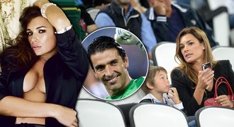 Alena Šeredová na tribuně v Turíně: Chci šťastného Gigiho, fandím Itálii!