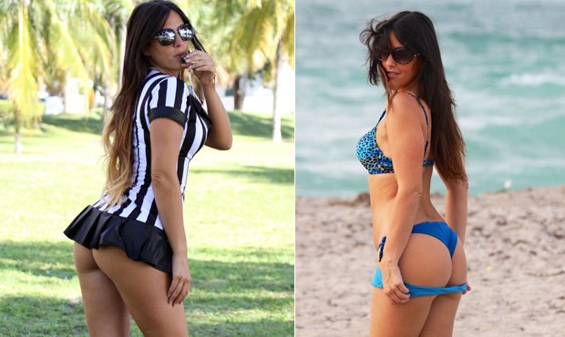 Claudia Romani bývala modelkou, teď bude s fotbalisty pobíhat na hřišti. Složila zkoušky rozhodčí pro dvě nejvyšší fotbalové ligy v Itálii!