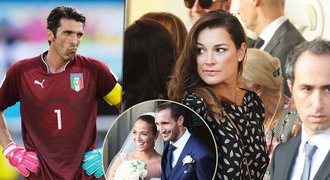 Šeredová vyrazila na svatbu »pokousaného« italského fotbalisty Chielliniho: Alena loví!