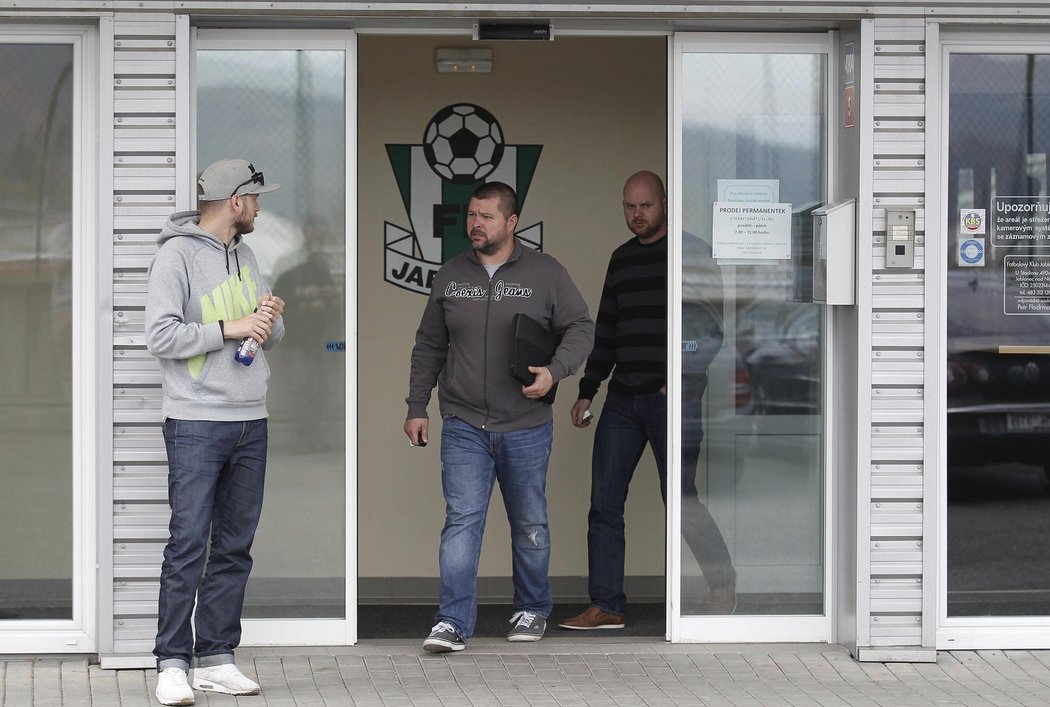 Kriminalisté na jabloneckém stadionu