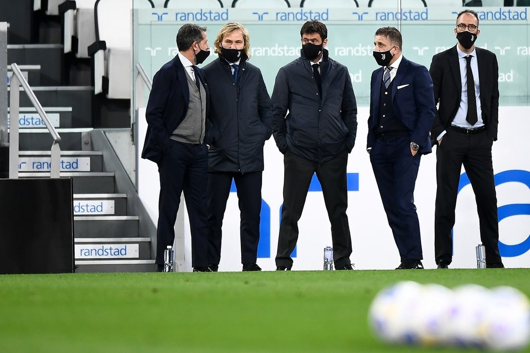 Zápas Juventusu s Parmou sledovalo klubové vedení včetně Pavla Nedvěda