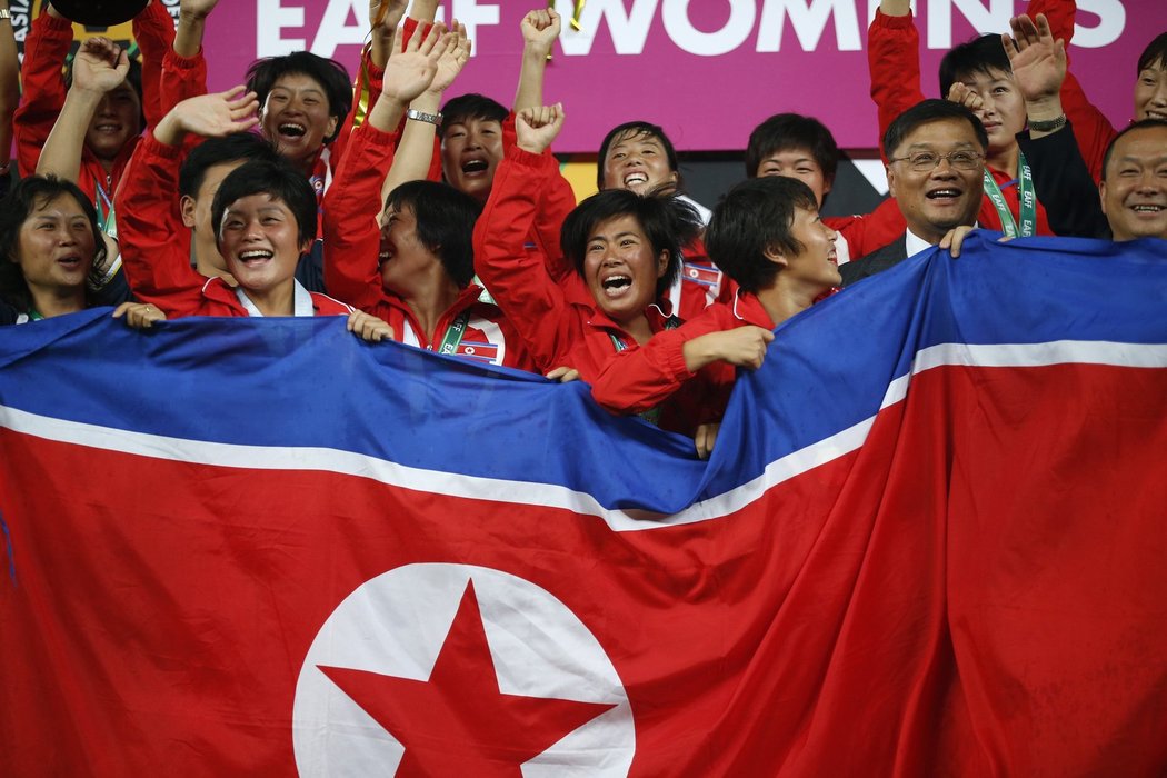 Fotbalistky KLDR vyhrály východoasijské mistrovství a porazili na turnaji i nenáviděnou Jižní Koreu