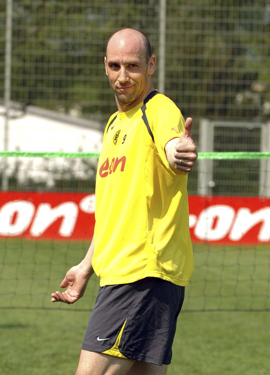 Jan Koller v dresu Borussie Dortmund.