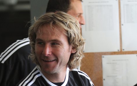 Pavel Nedvěd hrál v Hodoníně už v roce 2012.