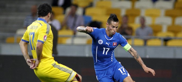 Slovenský kapitán Marek Hamšík.