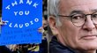Claudio Ranieri v Leicesteru skončil, fanoušci na něj stále vzpomínají