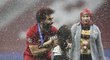 Mohamed Salah si užíval triumf v Lize mistrů se svojí rodinou