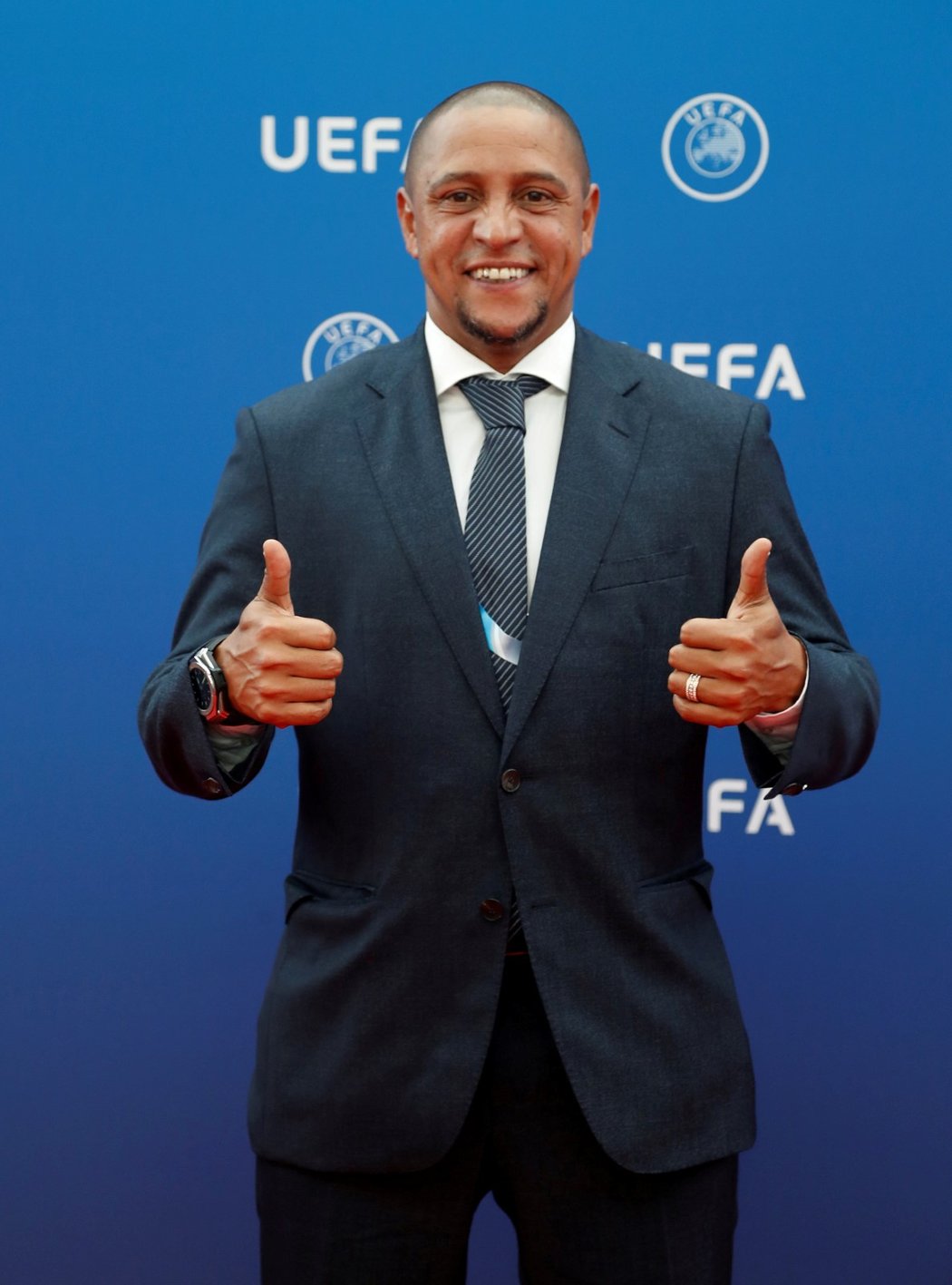 Roberto Carlos před losem základních skupin Ligy mistrů