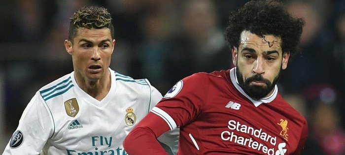 Finále Ligy mistrů? To je i souboj megahvězd Cristiana Ronalda (Real Madrid) a Mohameda Salaha (Liverpool).