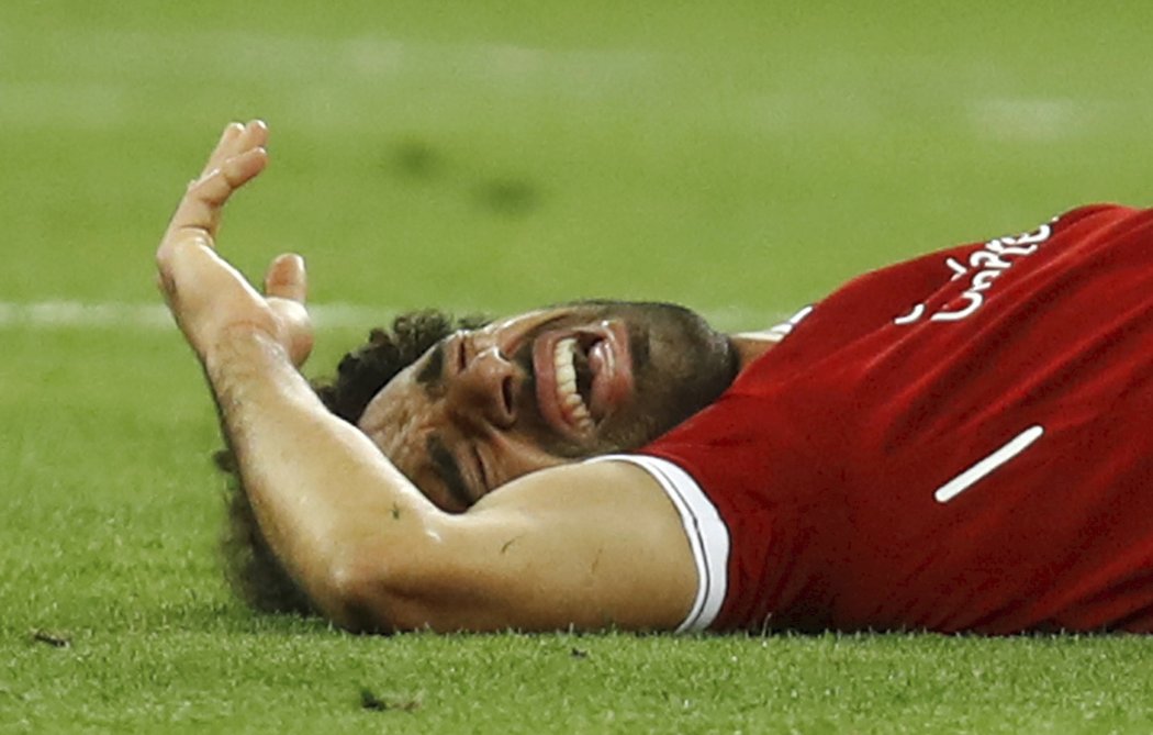 Mohamed Salah musel odstoupit už v prvním poločase finále Ligy mistrů