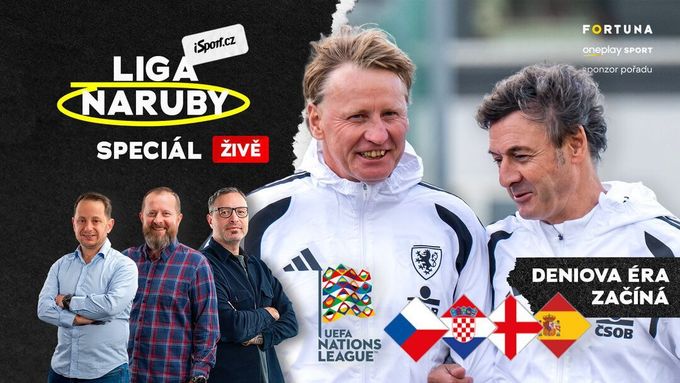 Liga naruby ŽIVĚ: Deniova éra začíná, co mohou fanoušci čekat? A jak na Chorvatsko? Liga naruby ŽIVĚ: Deniova éra začíná, co mohou fanoušci čekat? A jak na Chorvatsko?