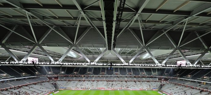 Pohled na nový stadion fotbalistů Lille