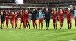 Fotbalisté Lipska po vítězství v Leverkusenu