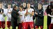 Fotbalisté Lipska se radují po vítězství nad Schalke