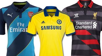 Žlutá Chelsea, Arsenal v limetkové. To jsou dresy pro příští sezonu