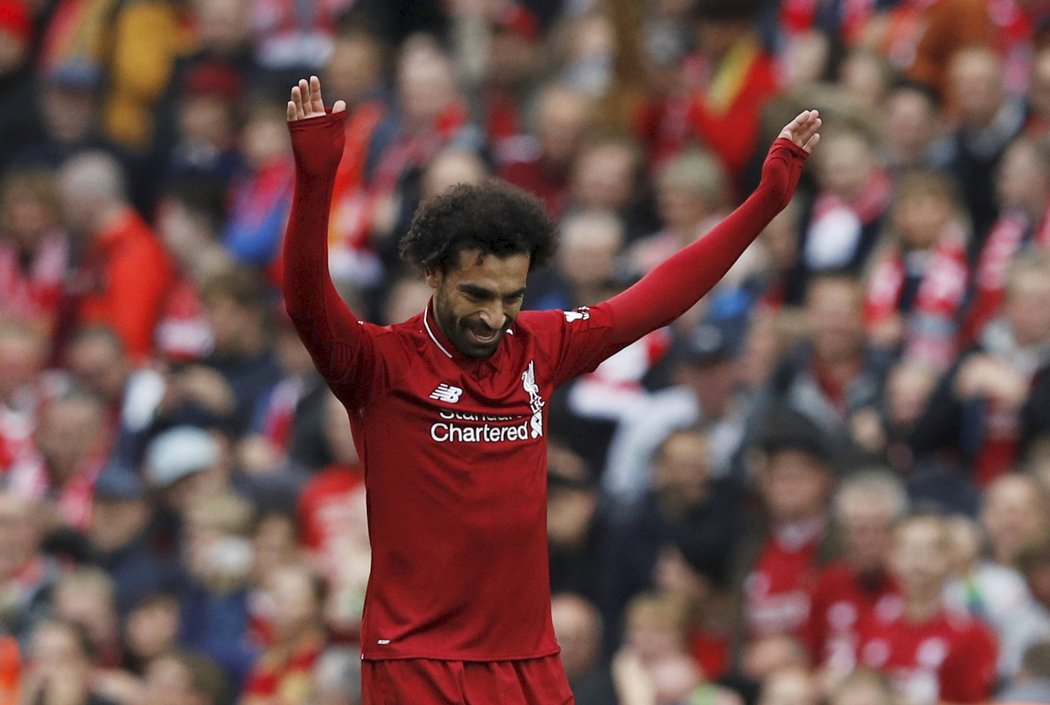 Mohamed Salah přispěl k vítězství Liverpoolu