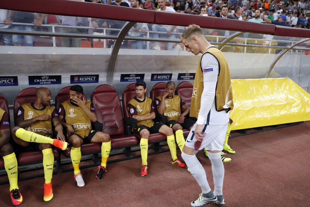 Brankář Joe Hart je v nové sezoně pouze náhradníkem v Manchesteru City