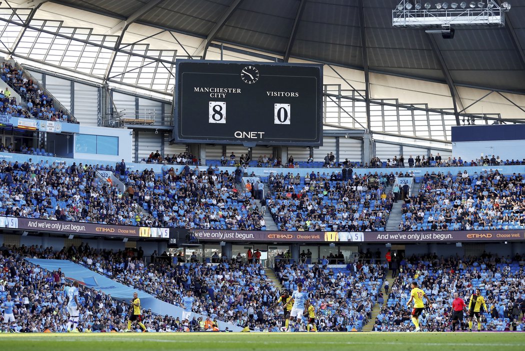 8:0! Manchester City si připsal jednoznačnou výhru.