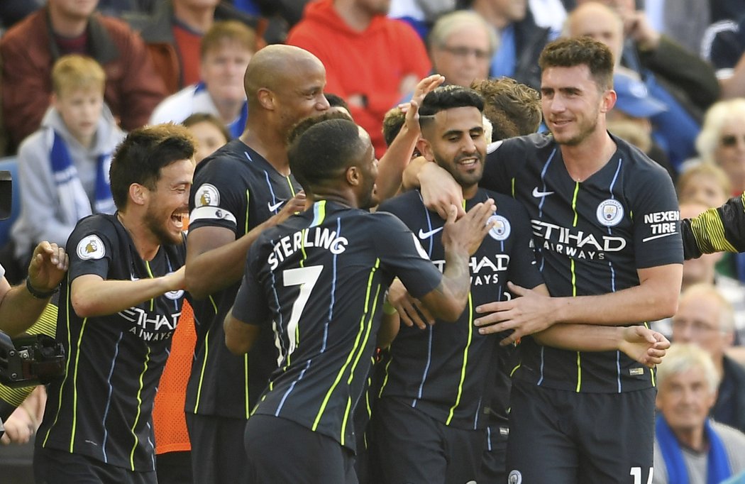 Radost fotbalistů Manchesteru City