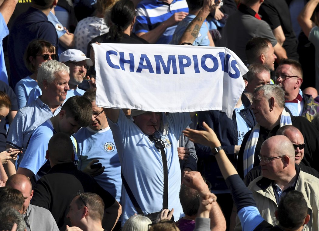 Fanoušci Manchesteru City vědí: Zase jsme mistři!