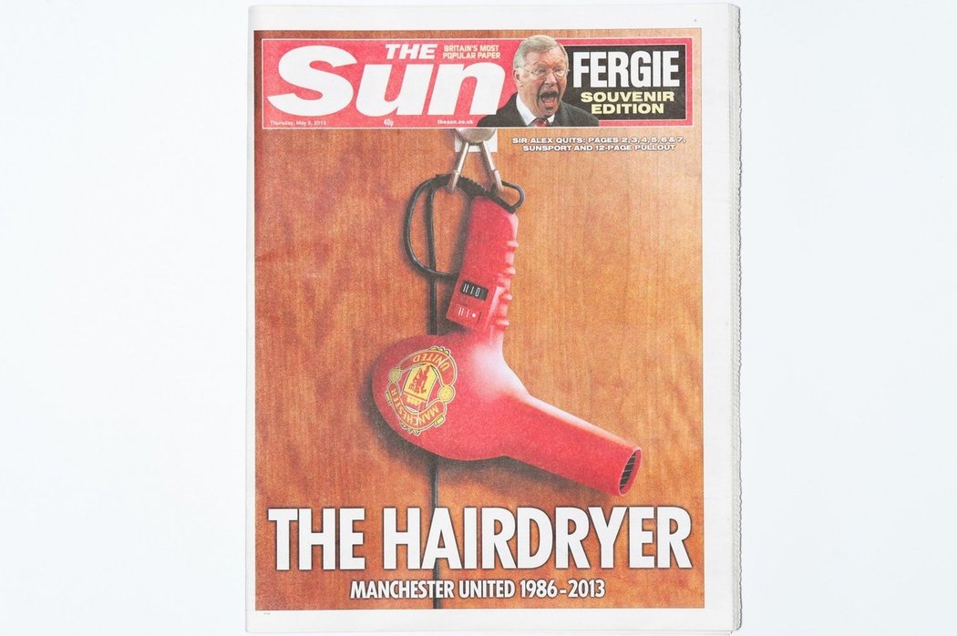 Tak shrnul éru Alexe Fergusona v Manchesteru United deník The Sun