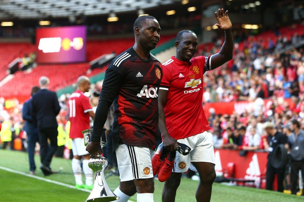 Legendární útočné duo Manchesteru United zase spolu: Andy Cole a Dwight Yorke