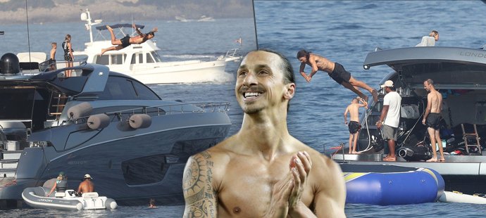 Zlatan Ibrahimovic doléčuje operované koleno na jachtě v Cannes. Tam ale hodně riskuje!