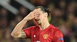 Zlatan Ibrahimovic nastoupil za Manchester United naposledy ve čtvrtfinále Evropské ligy