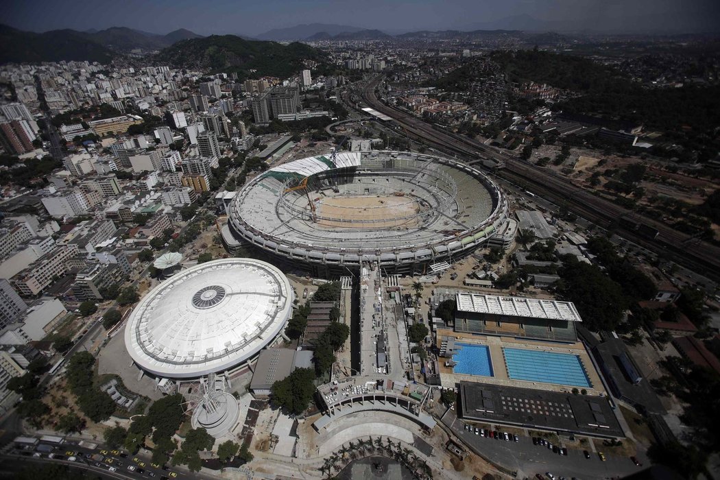 Stadion Maracaná je v Rio de Janeiru součástí většího sportovního komplexu