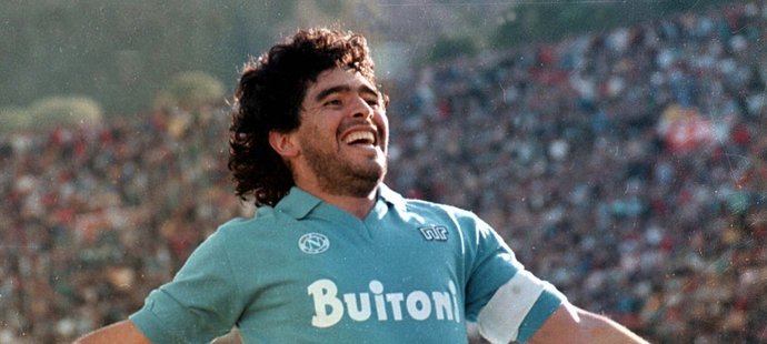 Diego Maradona v dresu Neapole