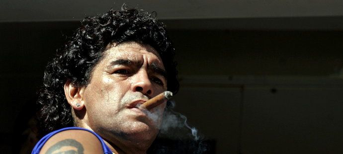 Diego Maradona nedodržoval přísně životosprávu