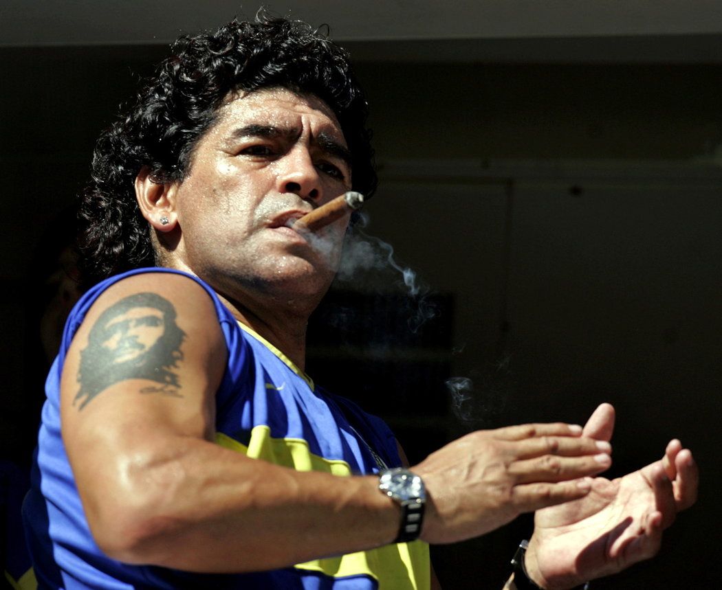 Diego Maradona nedodržoval přísnou životosprávu