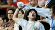 Diego Maradona i po kariéře zůstal vášnivým fanouškem argentinské reprezentace