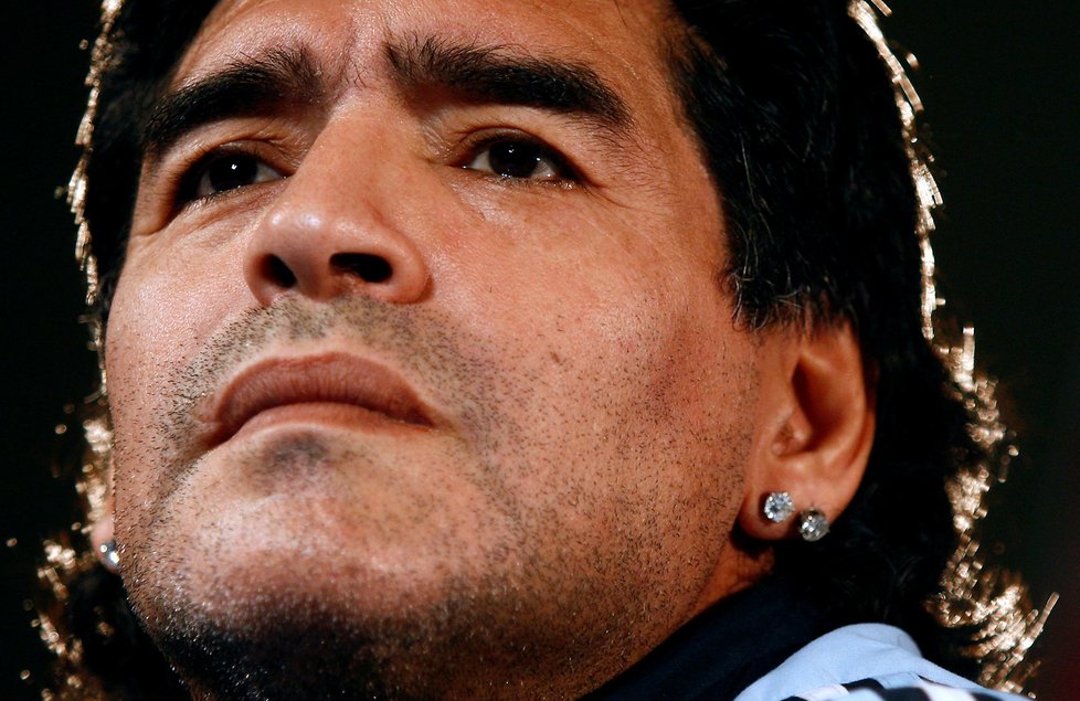 Diego Maradona v roce 2009