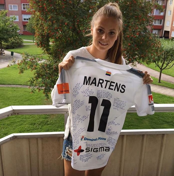 Nejlepší fotbalistka světa Nizozemka Leike Martens.