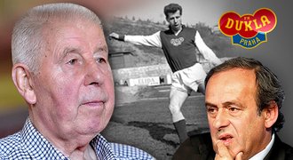 Poslední hodiny Masopusta (†84): S fotbalovou legendou se přišel rozloučit Platini